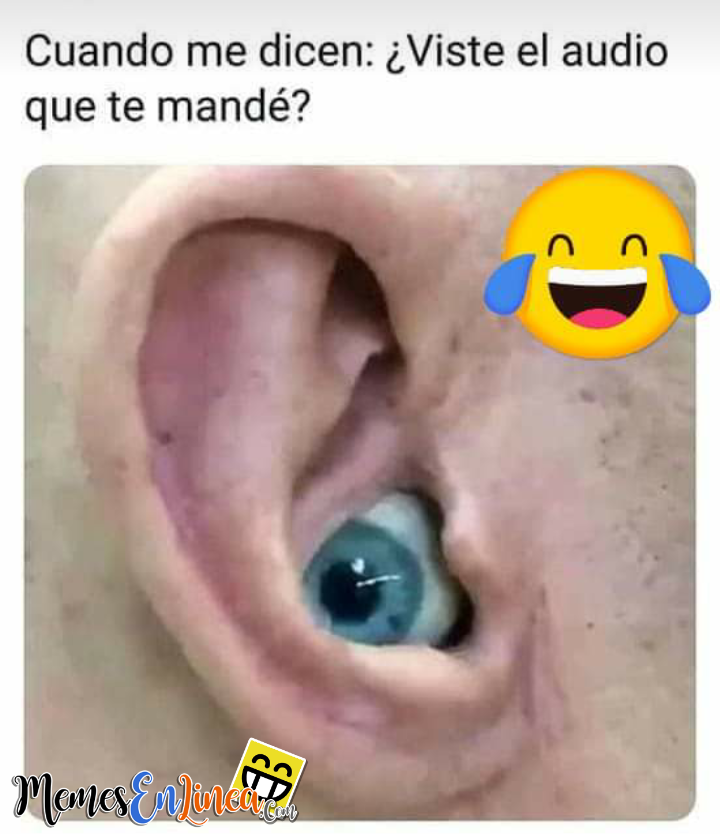 Cuando me dicen viste ese audio que mande - memes en linea